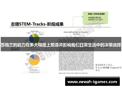 苏格兰的能力在多大程度上塑造并影响我们日常生活中的决策选择
